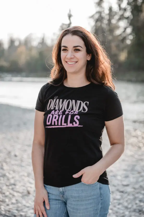 “Diamonds are for Drills” T-Shirt – Bild 5